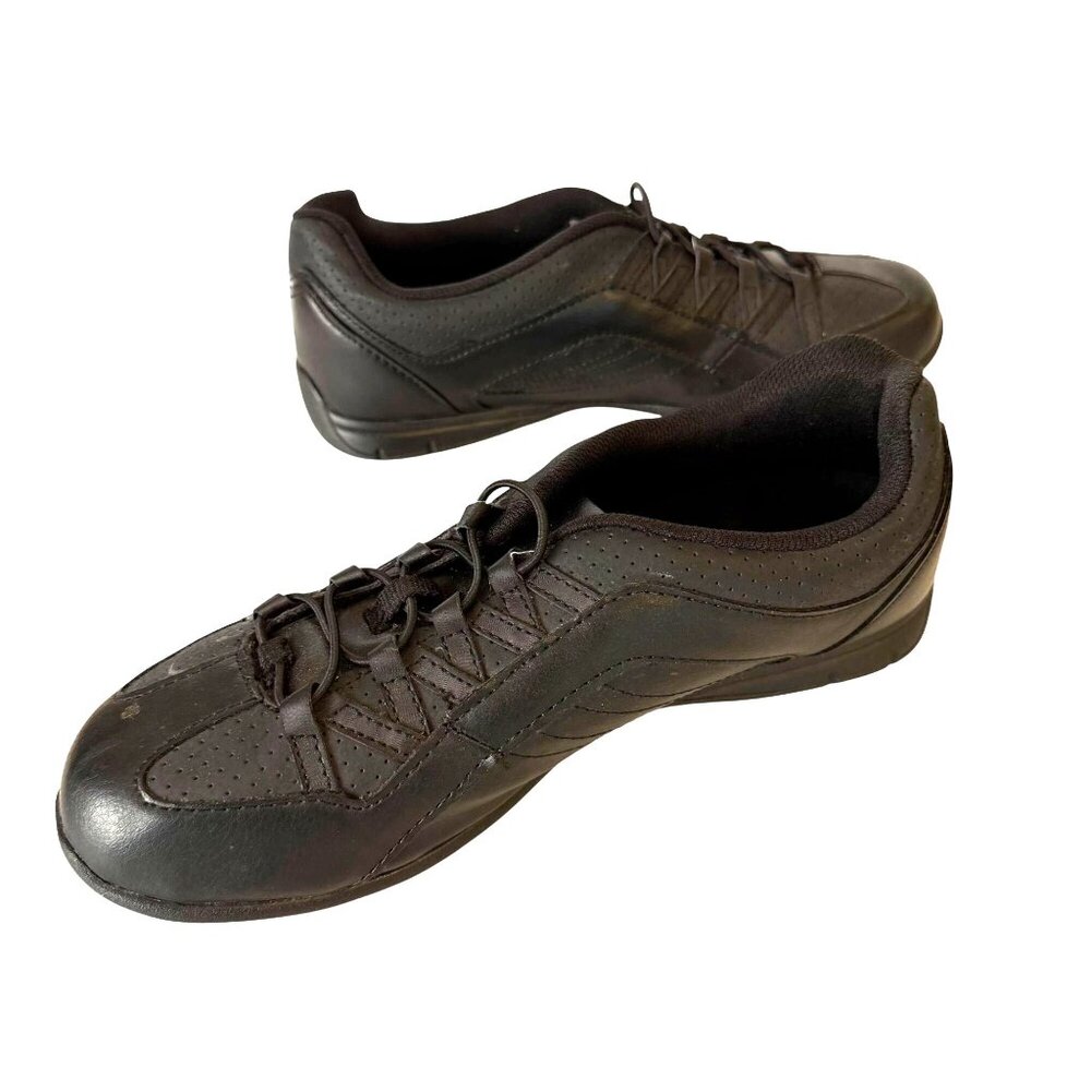 SafeTStep Comfort Walking Sneakers 10W Womens Black Low Top 141470 Safe T Step - Picture 5 of 7